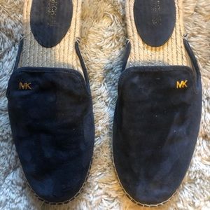 Michael Kors leather slip on shoes